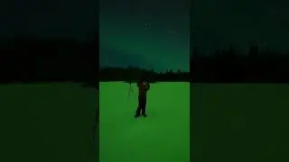 The aurora under a new moon in Fairbanks, Alaska #auroraborealis #aurorahunting #northernlights