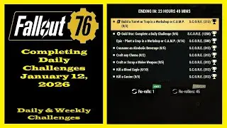 Completing Daily Challenges For January 12, 2026 - Fallout 76 Daily Challenges Guide