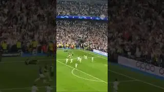 Real Madrid players reaction after hearing no offside decision for their second goal against Bayern