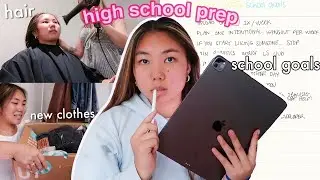 preparing for back to school (SOPHOMORE high school) shopping, hair, school lunch prep