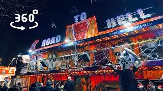 Road to Hell Ghost Train - 360 On Ride POV