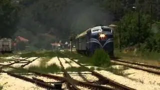 ALCO DL500C IN GREECE ON SPECIAL TRAINS