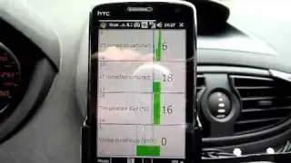 Clio 3 RS 197Ch - OBDKey Bluetooth & OBDGauge 1.3 - WM6.1