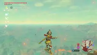 Shield Surfing off of Death Mountain-BOTW