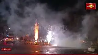 நள்ளிரவில் வர்ணமயமான மட்டக்களப்பு  #newyear2026 #newyearcelebration #newsfirsttamil #batticaloa