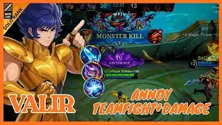 BUILD FOR SOLO RANK ~ VALIR PLAY ROL MID LANE ~ VALIR GAMEPLAY