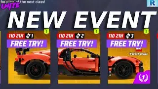 ASPHALT UNITE LEGO TECHNI BUGATTI CHIRON PUR SPORT ALL EVENT DETAILS | ASPHALT