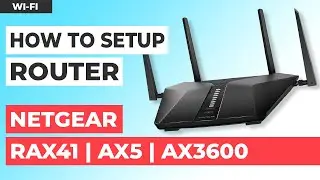 ✅ How to Set Up NETGEAR Nighthawk RAX41 | NETGEAR Nighthawk AX5 5-Stream AX3600 WiFi Router