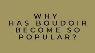 What Is Boudoir Photography?