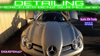Detailing a Mercedes-Benz SLR McLaren in 30A Destin FL | Ceramic Coating Exotic Luxury Auto Care