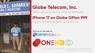 iPhone 17 on Globe GPlan 999 Digital Ad Q4 2025 15s (Philippines) [HD/ST]