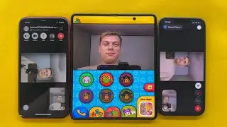 Incoming Video Call FaceTime vs Telegram vs Baby Phone iPhone 11,14 Samsung Z Fold