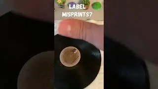 A Rare Vinyl Label Misprint?  #vinylprotip #vinylcommunity