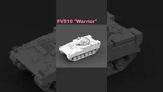 Warrior Infantry Fighting Vehicle - 1/72 Scale 3D Print File