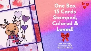 So Many Cards! 15 Card Project Share | Not 2 Shabby December 2025 BOM