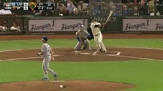LAD@SF: Brown drives double to knock in a pair in 2nd