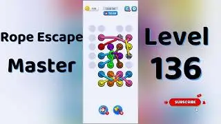 Rope Escape Master Level 136 Walkthrough 🪢🧠 | Puzzle Escape Game | Go Answer