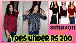 AMAZON Women Tops Haul *UNDER RS 200* + Tryon| Beauty Cuddle
