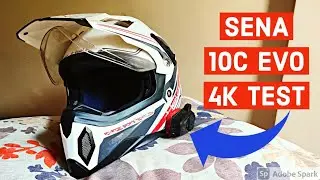 SENA 10C EVO | 4K VIDEO TEST | BLUETOOTH INTERCOM WITH CAMERA