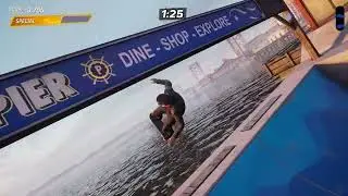 BS Boneless a Pier Sign Goal - San Francisco Level | Tony Hawk's Pro Skater 3 + 4 Remake THPS4
