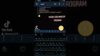 #tiktokvideo #python script #howtomadetiktoklogofromturtleimport