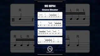 Elevate Your Groove: 90 BPM Sight Reading Drum Exercise for All Levels