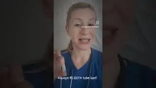 Always fill the EDTA blood tube last! (dog and cat nurse)  #vetnurse #veterinarynurse #vet #vetmed