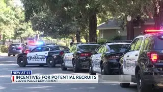 $10K signing bonus offered by Clovis to join its police department