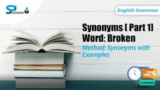 Use Alternative Words For Finer Communication | Synonyms | Advanced English Vocabulary | Word:Broken