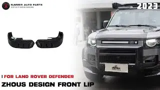 Zhous design front lip for land rover defender