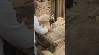 Using a High Precision Band Saw to Cut Straight Wood #shorts