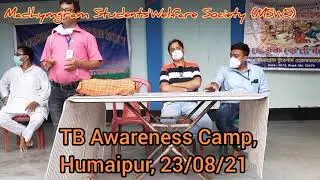 MSWS TB Awareness Camp in Humaipur , Madhyamgram on 23/08/21