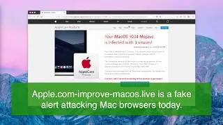 Apple.com-improve-macos.live scam removal (Mac).