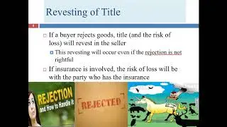 Lecture for Chapter 14: Title, Risk of Loss, and Warranties (LGLA 1351)