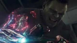 Avengers Endgame - Hulk Snap His Fingers Scene