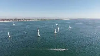 2025 Linda Elias Regatta   Day 1   Race 1 start & weather mark