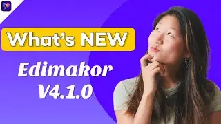 What&rsquo;s New in Edimakor v4.1.0 | AI Image Generator, Auto Dubbing, New Layout & More!