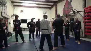 VFA class Clips Oct 13 2022 entries, appreciation sword, Sensei Anderson