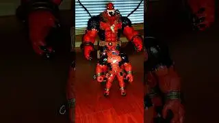 Hot Toys Venompool with Marvel Legends Venompool baf. #actionfigures #hottoys #shorts #creeksquad