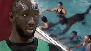 7 Foot 7 Tacko Fall Takes His FIRST Swimming Lesson With A Bunch Of Little Kids!