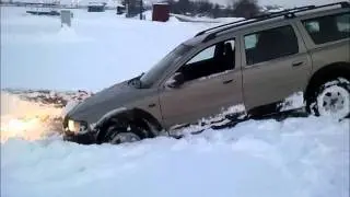 VW T4 and VOLVO XC 70 snow fun and problems (with volvo of course)