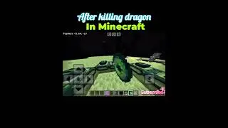 Making end portal and nether portal in end city of Minecraft #minecraft#gaming#shortfeed#trending