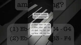 Can you find these notes by ear?