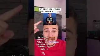 JE CR&Eacute;E MA PROPRE &Eacute;CURIE DE F1 🤩🏎️