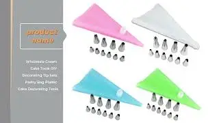 Wholesale Cream Cake Tools DIY Decorating Tip Sets Pastry Bag Plastic Cake Decorating Tools