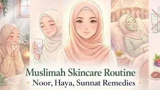 Muslimah Skincare Routine | Sunnah Based Natural Skin Care | Noor, Haya & Inner Glow 🌟