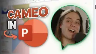 This is how you put yourself into a PowerPoint (with...cameo)!