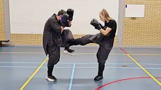 Sanda Chinese Kickboxing Combo 🥋⚡ Precision &bull; Power &bull; Flow