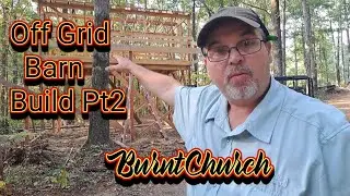 OFF Grid Barn Build PT2 #offgridbarn #barnbuild