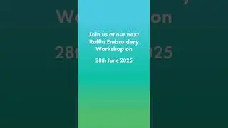 Mindfulness Pictures | Raffi Embroidery Workshop